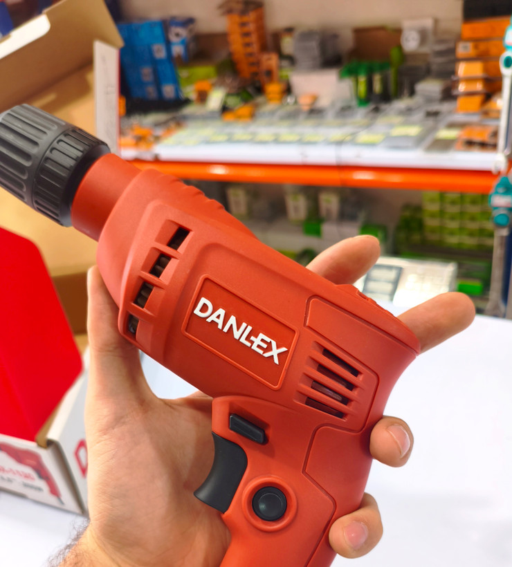 دریل برقی ۶.۵ میلیمتر ۳۰۰ وات دانلکس (DANLEX) مدل DX-1130