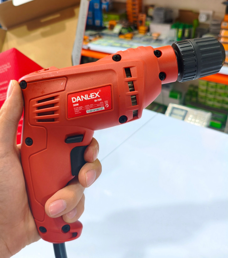 دریل برقی ۶.۵ میلیمتر ۳۰۰ وات دانلکس (DANLEX) مدل DX-1130