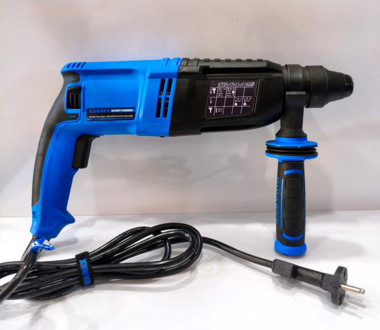 دریل بتن کن VIVAREX مدل VR8026-RH توان 800 وات SDS-Plus با 2.8 ژول